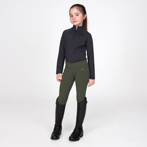 Aubrion React Winter Base Layer - Young Rider - Charcoal in Charcoal
