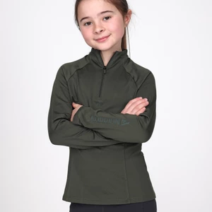 Aubrion React Winter Base Layer - Young Rider - Khaki in Khaki