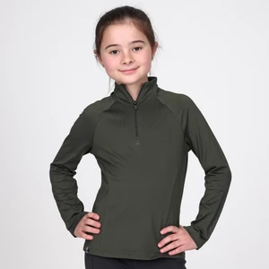 Aubrion React Winter Base Layer - Young Rider - Khaki in Khaki