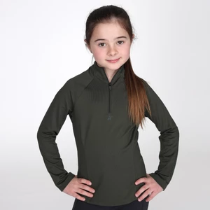 Aubrion React Winter Base Layer - Young Rider - Khaki in Khaki