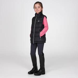 Aubrion React Insulated Gilet- Young Rider - Charcoal in Charcoal
