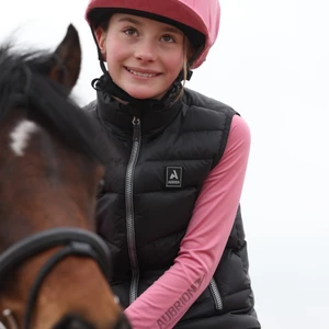 Aubrion React Insulated Gilet- Young Rider - Charcoal in Charcoal