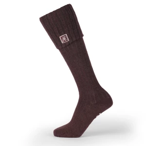 Aubrion Equestrian Knit Boot Socks - Espresso in Espresso