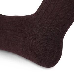 Aubrion Equestrian Knit Boot Socks - Espresso in Espresso