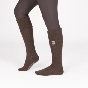Aubrion Equestrian Knit Boot Socks - Espresso in Espresso