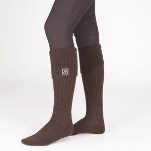 Aubrion Equestrian Knit Boot Socks - Espresso in Espresso