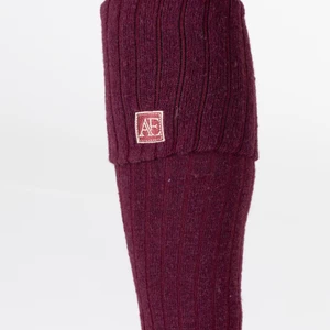 Aubrion Equestrian Knit Boot Socks - Port in Port