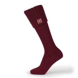 Aubrion Equestrian Knit Boot Socks - Port in Port