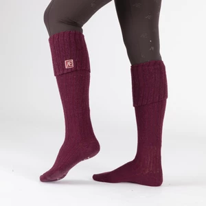 Aubrion Equestrian Knit Boot Socks - Port in Port