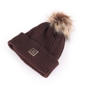 Aubrion Equestrian Knit Hat - Espresso in Espresso