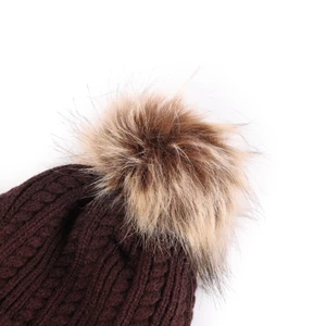 Aubrion Equestrian Knit Hat - Espresso 