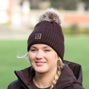 Aubrion Equestrian Knit Hat - Espresso in Espresso