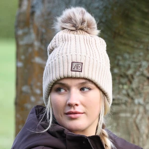 Aubrion Equestrian Knit Hat - Oat in Oat