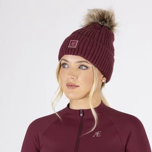Aubrion Equestrian Knit Hat - Port in Port