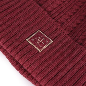 Aubrion Equestrian Knit Hat - Port in Port