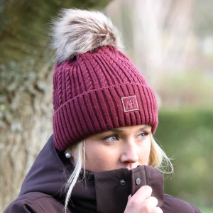 Aubrion Equestrian Knit Hat - Port in Port