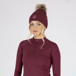 Aubrion Equestrian Knit Hat - Port in Port