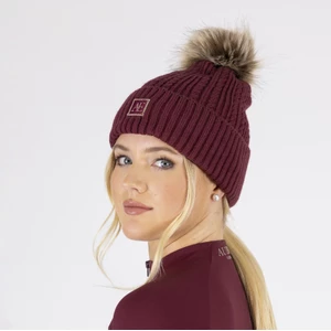 Aubrion Equestrian Knit Hat - Port in Port