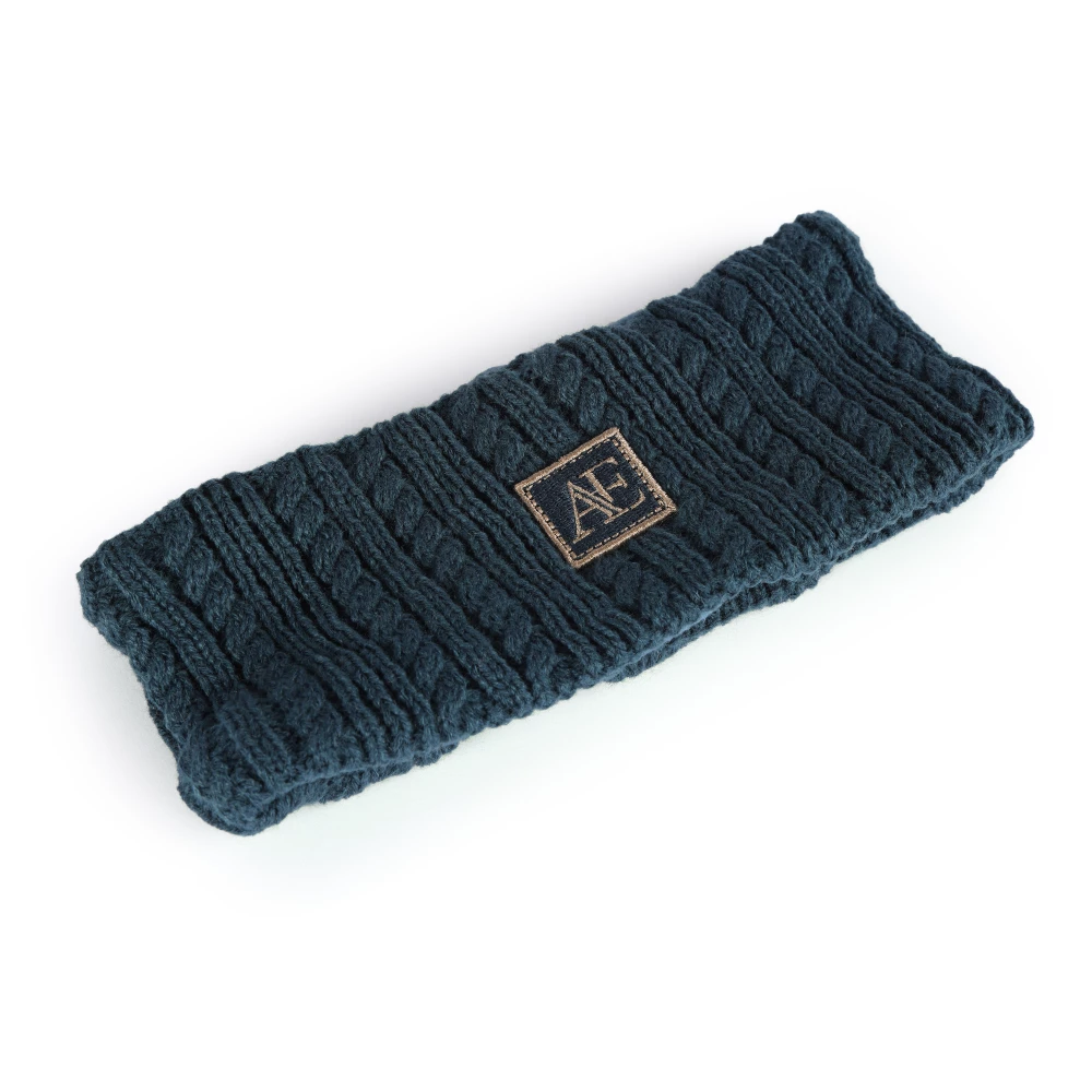 Aubrion Equestrian Knit Head Band - Estate Blue in Estate Blue
