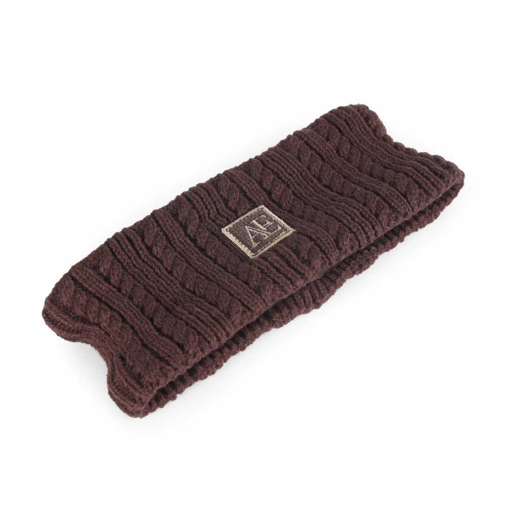 Aubrion Equestrian Knit Head Band - Espresso in Espresso