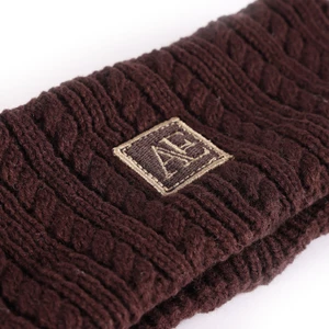 Aubrion Equestrian Knit Head Band - Espresso 
