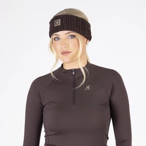 Aubrion Equestrian Knit Head Band - Espresso in Espresso