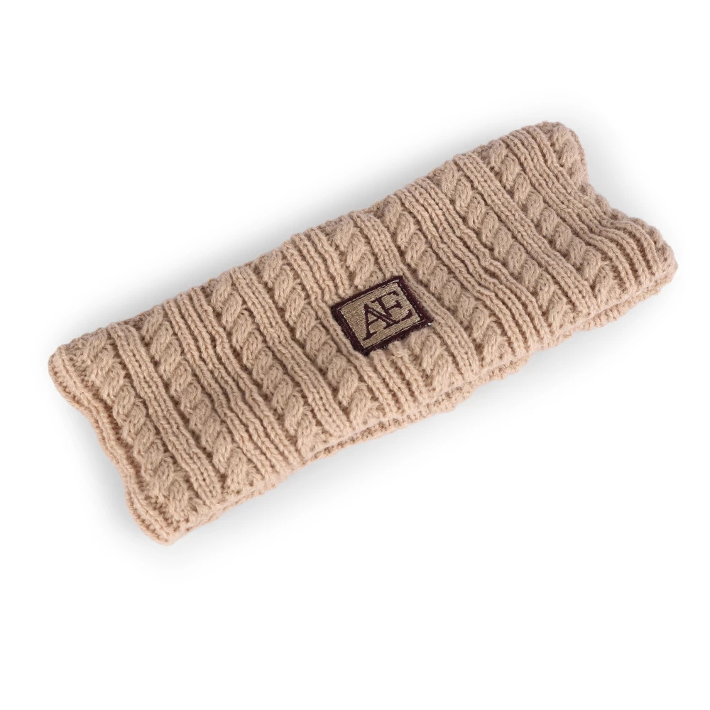 Aubrion Equestrian Knit Head Band - Oat in Oat