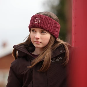 Aubrion Equestrian Knit Head Band - Port in Port