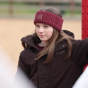 Aubrion Equestrian Knit Head Band - Port in Port