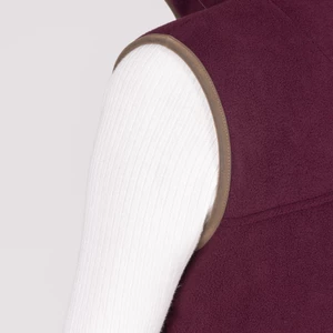 Aubrion Original Fleece Gilet - Maroon in Maroon