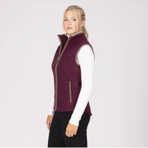 Aubrion Original Fleece Gilet - Maroon in Maroon