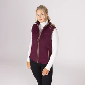 Aubrion Original Fleece Gilet - Maroon in Maroon