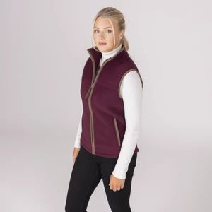 Aubrion Original Fleece Gilet - Maroon in Maroon