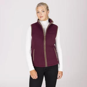 Aubrion Original Fleece Gilet - Maroon in Maroon