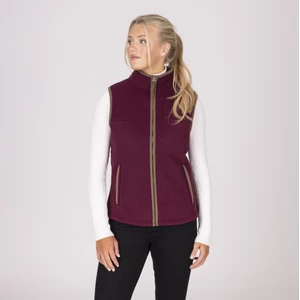 Aubrion Original Fleece Gilet - Maroon in Maroon