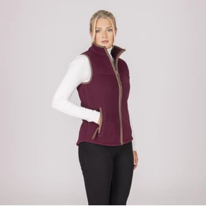 Aubrion Original Fleece Gilet - Maroon in Maroon