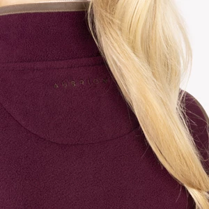 Aubrion Original Fleece Gilet - Maroon in Maroon