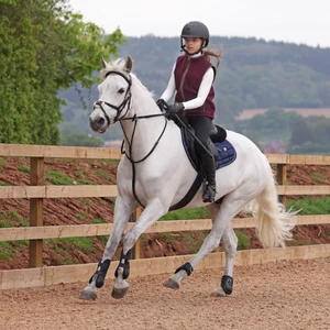 Aubrion Original Fleece Gilet - Young Rider - Maroon 