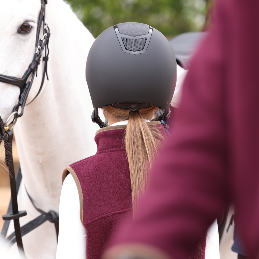 Aubrion Original Fleece Gilet - Young Rider - Maroon