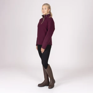 Aubrion Original Half Zip Fleece - Maroon in Maroon