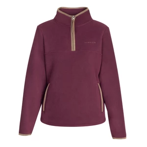 Aubrion Original Half Zip Fleece - Maroon in Maroon