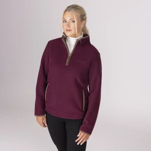 Aubrion Original Half Zip Fleece - Maroon in Maroon