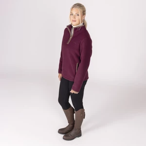 Aubrion Original Half Zip Fleece - Maroon in Maroon