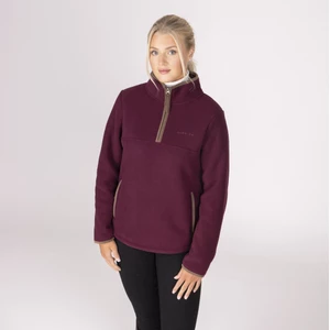 Aubrion Original Half Zip Fleece - Maroon in Maroon