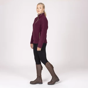 Aubrion Original Half Zip Fleece - Maroon in Maroon