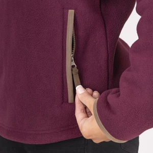 Aubrion Original Half Zip Fleece - Maroon in Maroon