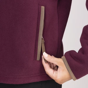 Aubrion Original Half Zip Fleece - Maroon in Maroon