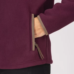 Aubrion Original Half Zip Fleece - Maroon in Maroon