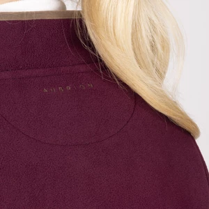 Aubrion Original Half Zip Fleece - Maroon in Maroon