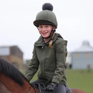 Aubrion React Thermal Waterproof Coat- Young Rider - Khaki in Khaki